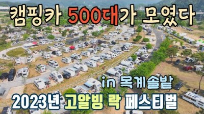 충주 목계솔밭캠핑장 고알빙 락페스티벌 캠핑카 차박 가볼만한곳