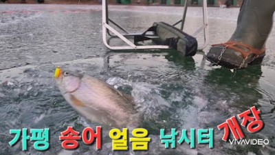 가평 송어 얼음 낚시터 개장, 송어 얼음낚시 비법 채비 공개